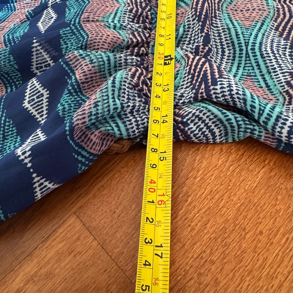 Lily Rose Blue and Pink Maxi Dress - Picture 14 of 15